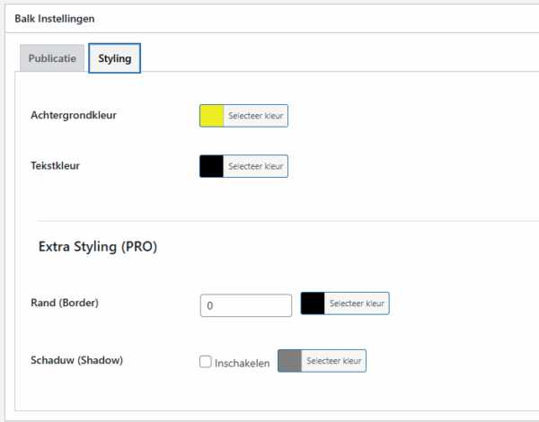 Hostingforall Notification Bar PRO - Afbeelding 4